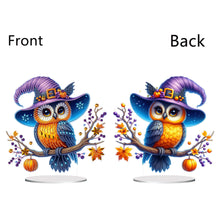 Load image into Gallery viewer, Special Shape Pumpkin Owl 5D DIY Diamond Painting Art Tabletop Decorations