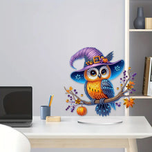 Load image into Gallery viewer, Special Shape Pumpkin Owl 5D DIY Diamond Painting Art Tabletop Decorations