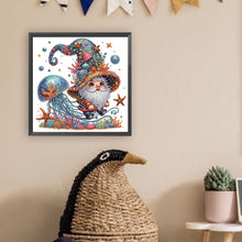 Load image into Gallery viewer, Diamond Painting - Partial Special Shaped - Starfish gnome (30*30CM)