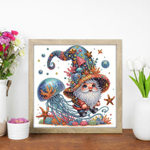Load image into Gallery viewer, Diamond Painting - Partial Special Shaped - Starfish gnome (30*30CM)