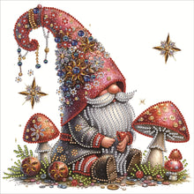 Load image into Gallery viewer, Diamond Painting - Partial Special Shaped - Mushroom gnome (30*30CM)