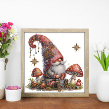 Load image into Gallery viewer, Diamond Painting - Partial Special Shaped - Mushroom gnome (30*30CM)