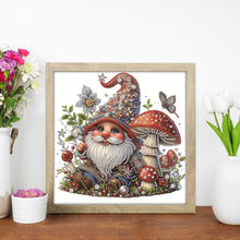 Load image into Gallery viewer, Diamond Painting - Partial Special Shaped - Mushroom gnome (30*30CM)