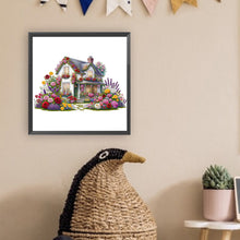 Load image into Gallery viewer, Diamond Painting - Partial Special Shaped - Flower house (30*30CM)