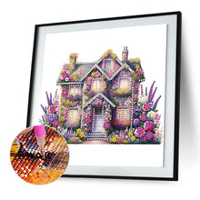 Load image into Gallery viewer, Diamond Painting - Partial Special Shaped - Flower house (30*30CM)