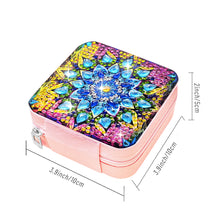 Load image into Gallery viewer, PU Special Shaped Mandala Diamond Painting DIY Jewellery Box for Rings Bracelets