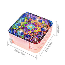 Load image into Gallery viewer, PU Special Shaped Mandala Diamond Painting DIY Jewellery Box for Rings Bracelets
