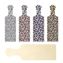 Load image into Gallery viewer, 4Pcs Leopard Print Diamond Decorative Serving Tray for Desk Coffee Table