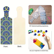 Load image into Gallery viewer, 4Pcs Flower Diamond Painting Decorative Serving Tray for Desk Coffee Table