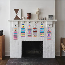 Load image into Gallery viewer, 4Pcs Geometric Pattern Diamond Decorative Serving Tray for Desk Coffee Table