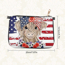 Load image into Gallery viewer, Special Shape Elephant 5D DIY Diamond Art Handbag Handmade Arts Craft Makeup Bag