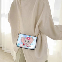 Load image into Gallery viewer, Special Shape Elephant 5D DIY Diamond Art Handbag Handmade Arts Craft Makeup Bag
