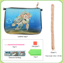 Load image into Gallery viewer, Special Shape Elephant 5D DIY Diamond Art Handbag Handmade Arts Craft Makeup Bag