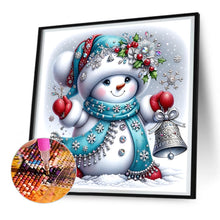 Load image into Gallery viewer, Diamond Painting - Full Round - Christmas snowman (30*30CM)