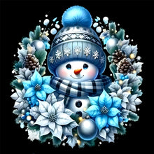 Load image into Gallery viewer, Diamond Painting - Full Round - Christmas snowman (30*30CM)