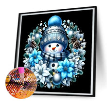 Load image into Gallery viewer, Diamond Painting - Full Round - Christmas snowman (30*30CM)