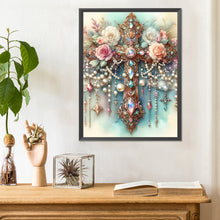 Load image into Gallery viewer, Diamond Painting - Full Round - Gorgeous cross (30*40CM)