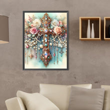 Load image into Gallery viewer, Diamond Painting - Full Round - Gorgeous cross (30*40CM)