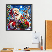 Load image into Gallery viewer, Diamond Painting - Full Round - Santa Claus delivering gifts (40*40CM)