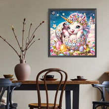 Load image into Gallery viewer, Diamond Painting - Full Round - Castle unicorn (40*40CM)