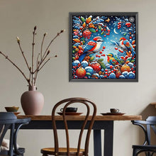 Load image into Gallery viewer, Diamond Painting - Full Round - Christmas birds (40*40CM)
