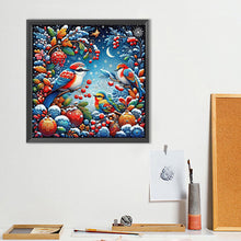Load image into Gallery viewer, Diamond Painting - Full Round - Christmas birds (40*40CM)