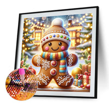 Load image into Gallery viewer, Diamond Painting - Full Round - Christmas cookie man (40*40CM)