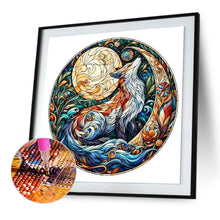 Load image into Gallery viewer, Diamond Painting - Full Round - Glass art fox (30*30CM)