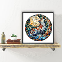 Load image into Gallery viewer, Diamond Painting - Full Round - Glass art fox (30*30CM)