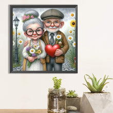 Load image into Gallery viewer, Diamond Painting - Full Square - Old couple (30*30CM)