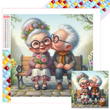 Load image into Gallery viewer, Diamond Painting - Full Square - Old couple (30*30CM)