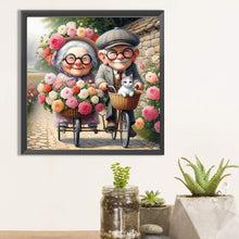 Load image into Gallery viewer, Diamond Painting - Full Square - Old couple (30*30CM)