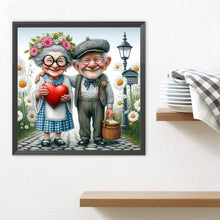 Load image into Gallery viewer, Diamond Painting - Full Square - Old couple (30*30CM)