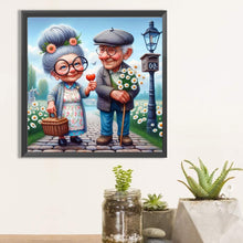 Load image into Gallery viewer, Diamond Painting - Full Square - Old couple (30*30CM)