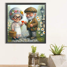 Load image into Gallery viewer, Diamond Painting - Full Square - Old couple (30*30CM)