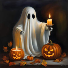 Load image into Gallery viewer, Diamond Painting - Full Square - Cute ghost (30*30CM)