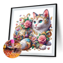 Load image into Gallery viewer, Diamond Painting - Full Square - White cat (30*30CM)