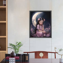 Load image into Gallery viewer, Diamond Painting - Full Round - Fantasy moon girl (40*50CM)