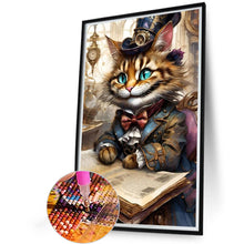 Load image into Gallery viewer, Diamond Painting - Full Round - Cheshire cat Alice (40*60CM)