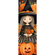 Load image into Gallery viewer, Diamond Painting - Full Round - Halloween witch skeleton (30*90CM)