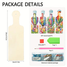 Load image into Gallery viewer, 4Pcs Hot Air Balloon Decorative Diamond Painting Serving Tray for Table Decor