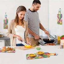 Load image into Gallery viewer, 4Pcs Hot Air Balloon Decorative Diamond Painting Serving Tray for Table Decor