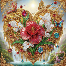 Load image into Gallery viewer, Diamond Painting - Partial Special Shaped - Love flowers (30*30CM)