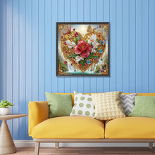 Load image into Gallery viewer, Diamond Painting - Partial Special Shaped - Love flowers (30*30CM)