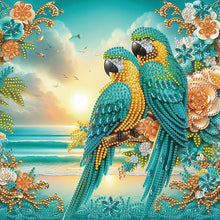 Load image into Gallery viewer, Diamond Painting - Partial Special Shaped - Flowers and birds (30*30CM)