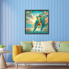 Load image into Gallery viewer, Diamond Painting - Partial Special Shaped - Flowers and birds (30*30CM)