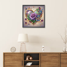 Load image into Gallery viewer, Diamond Painting - Partial Special Shaped - Love flowers (30*30CM)