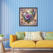 Load image into Gallery viewer, Diamond Painting - Partial Special Shaped - Love flowers (30*30CM)