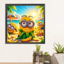 Load image into Gallery viewer, Diamond Painting - Full Round - Beach Minions (30*30CM)