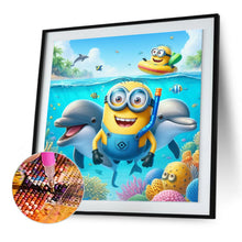 Load image into Gallery viewer, Diamond Painting - Full Round - Whale Minions (30*30CM)
